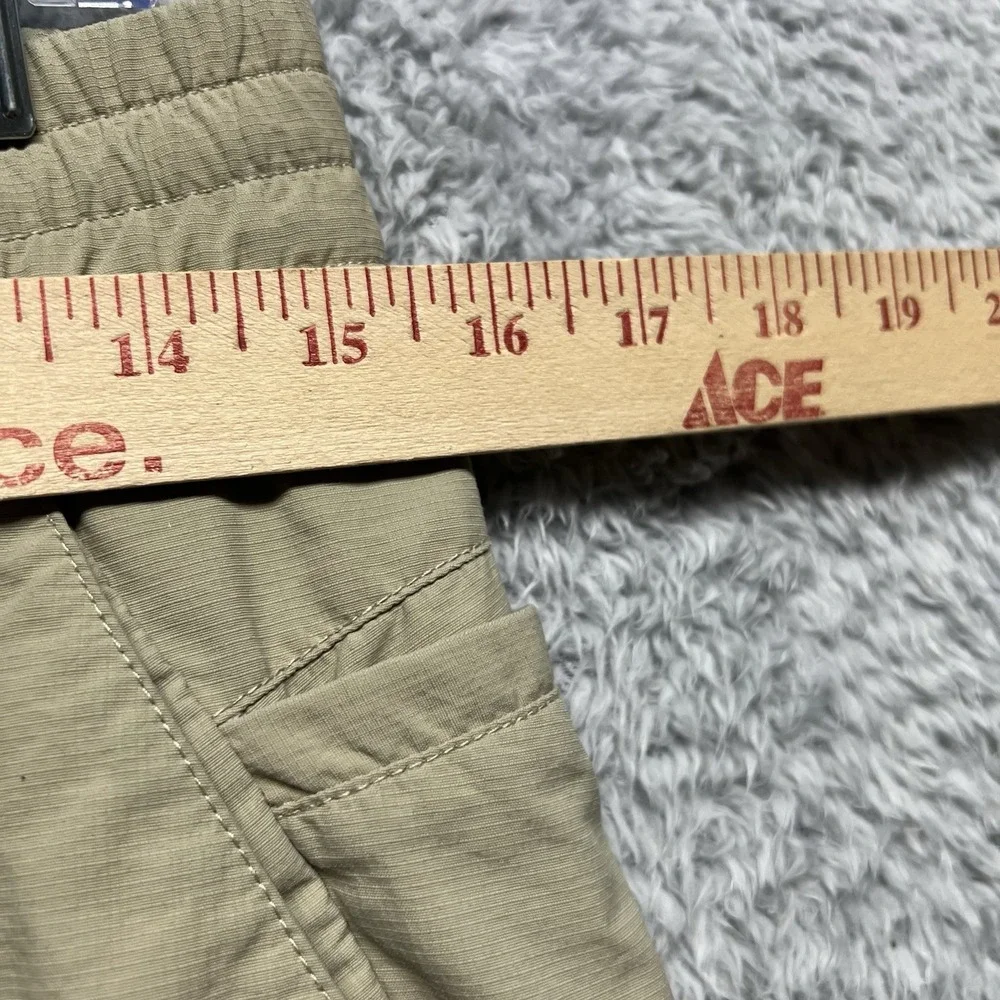 The North Face Mens Shorts Size Medium Khaki‎ Tan Hiking Trail Utility Nylon
